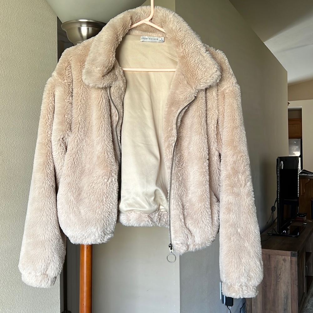 Beautiful warm fuzzy jacket